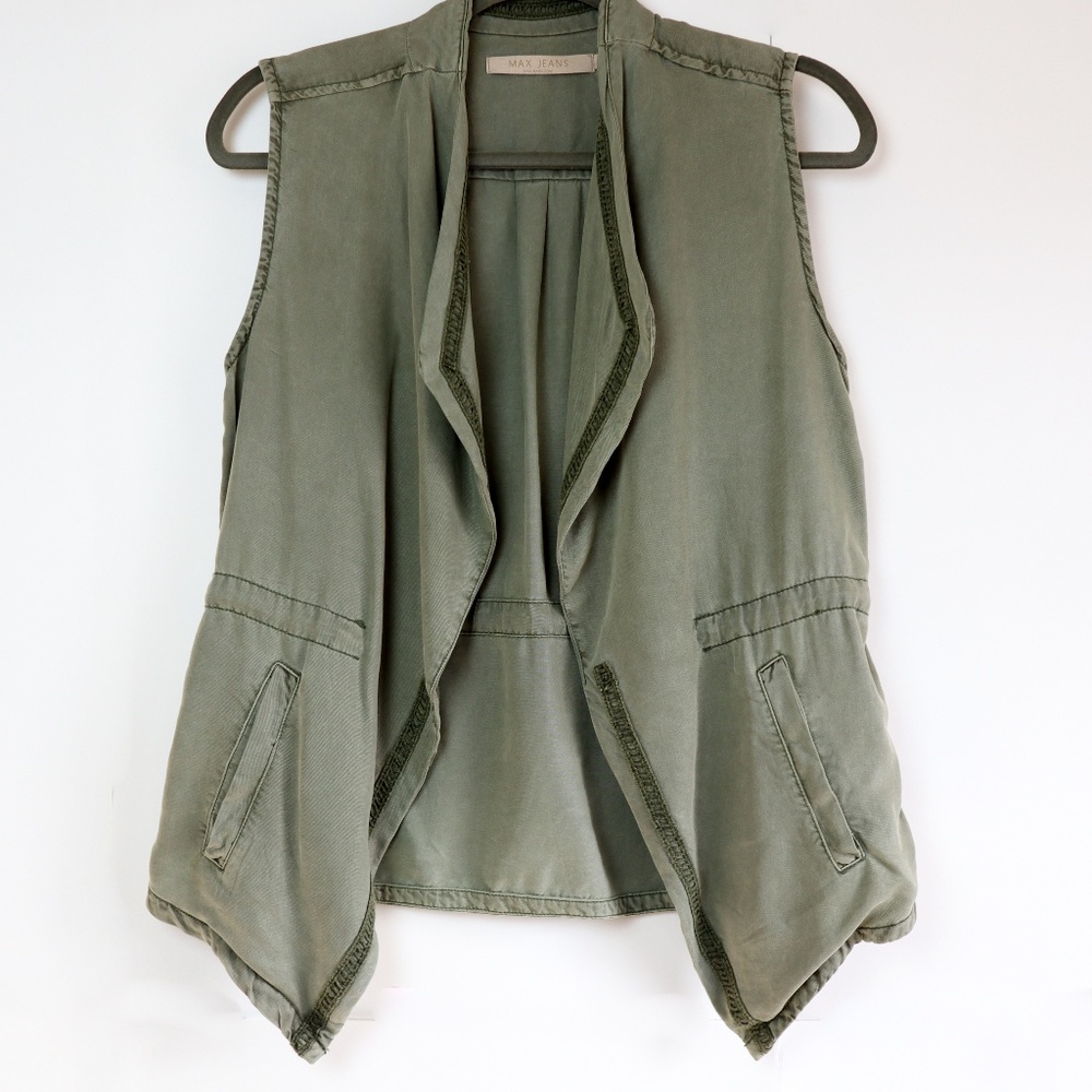 Max Jeans | Olive Vest